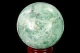 Polished Green Fluorite Sphere - Mexico #153378-1